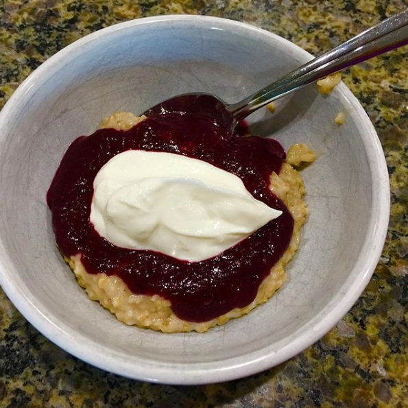 lisa's recipe collection Heather's Breakfast Oatmeal