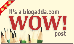 Won "WOW Badge" Blogadda