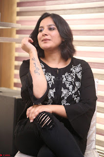 Cute Poja Gandhi in black dress at Dandupalyam 2 Movie press meet  ~  Exclusive 07
