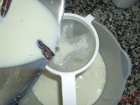 Colando la leche