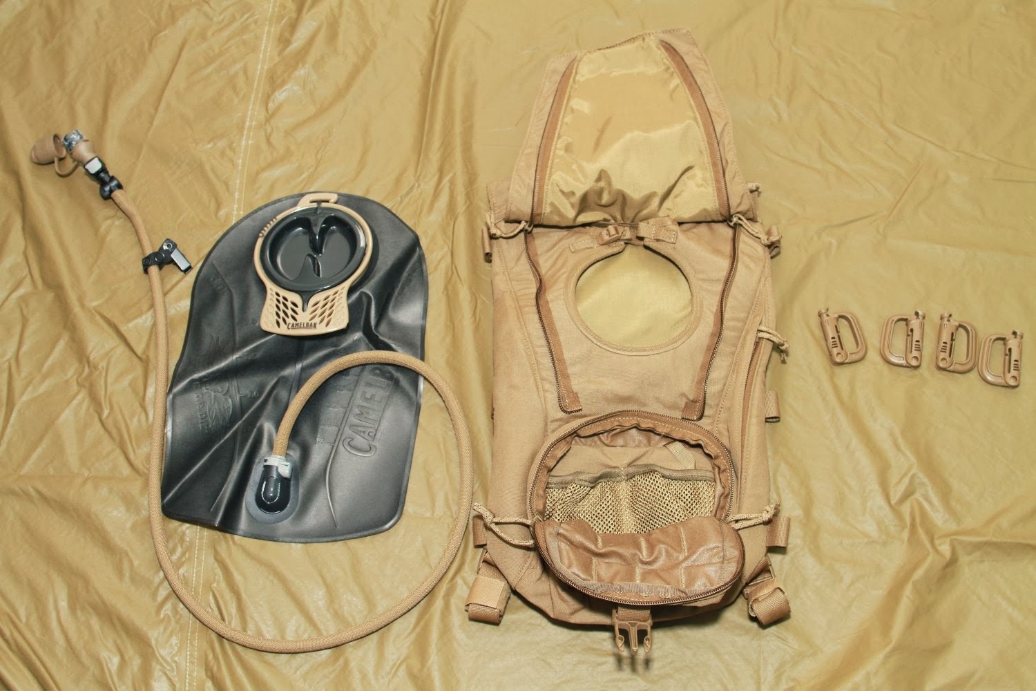 Webbingbabel: USMC FILBE Complete Pack System Coyote Brown