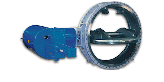 metal seated butterfly valve with actuator