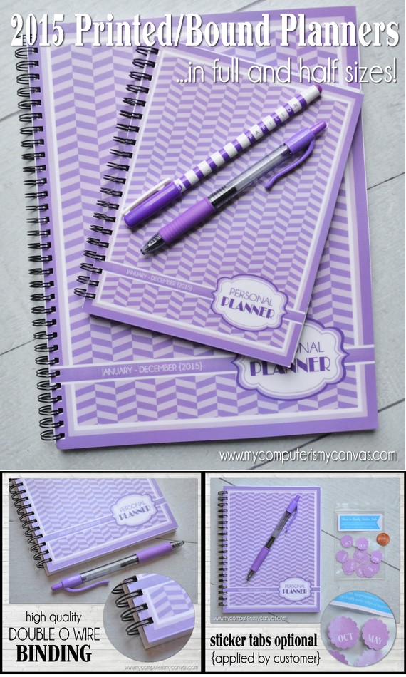 Printed/Bound Planners Available + A GIVEAWAY!! My Computer is My Canvas