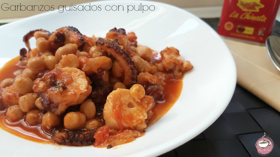 Cuadernos de cocina Garbanzos guisados con pulpo