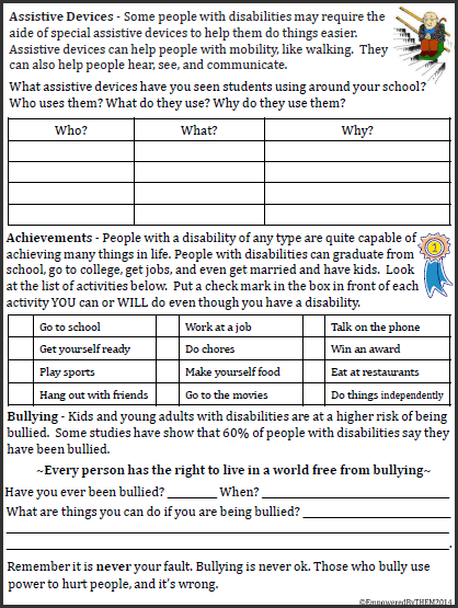 Empowered By THEM: Teaching Disability Awareness