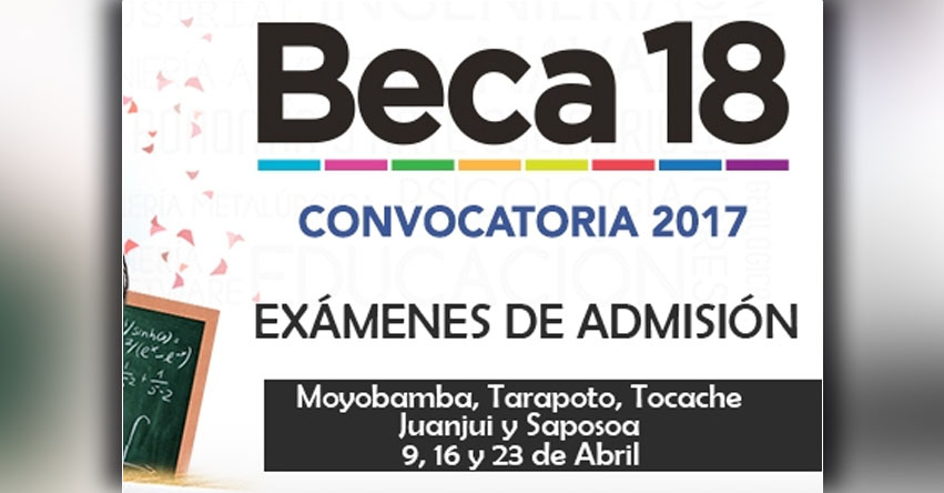 PRONABEC: Jóvenes de la región San Martín participarán en exámenes de admisión para postular a beca 18 - www.pronabec.gob.pe PRONABEC: Jóvenes de la región San Martín participarán en exámenes de admisión para postular a beca 18 - www.pronabec.gob.pe