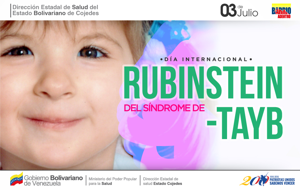 Síndrome de Rubinstein Taiby, una enfermedad rara conmemorada el 3 de julio  - Internacional