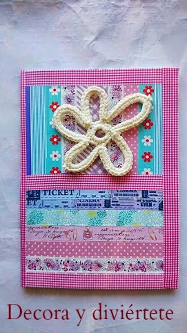 libretas , whasi tape , decorar libreta , 