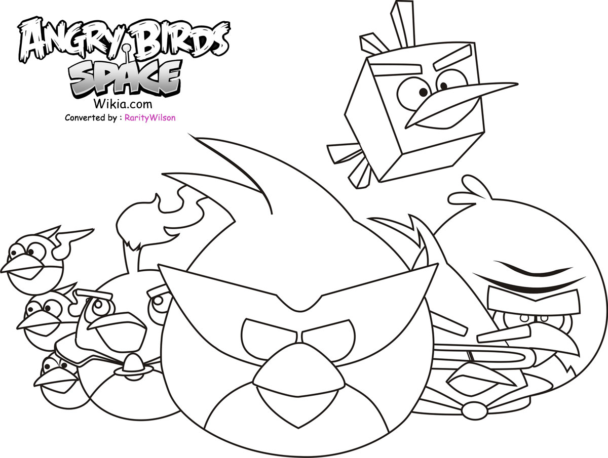 games angry birds space coloring pages - photo #8