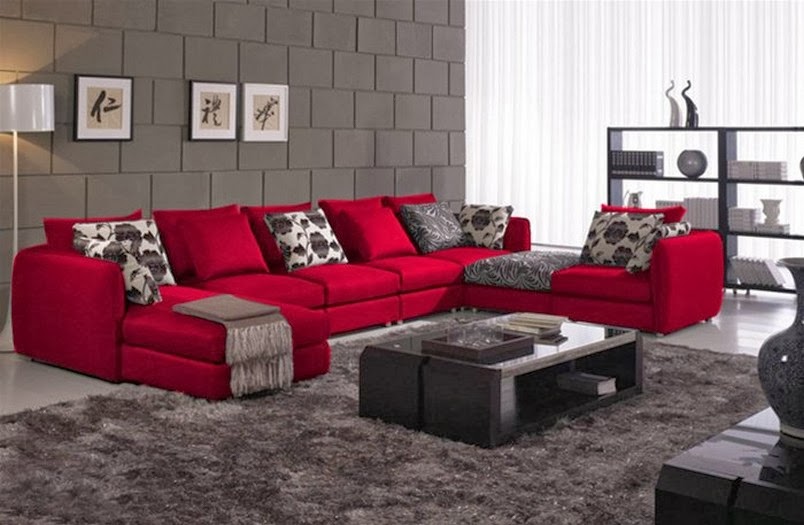 16 Black & Red Living Room Design Ideas | Decoration İdeas All About Decor