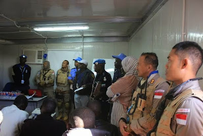 Satgas FPU Polri Latih Polisi Sudan Agar Bisa Ikut Jaga Perdamaian 