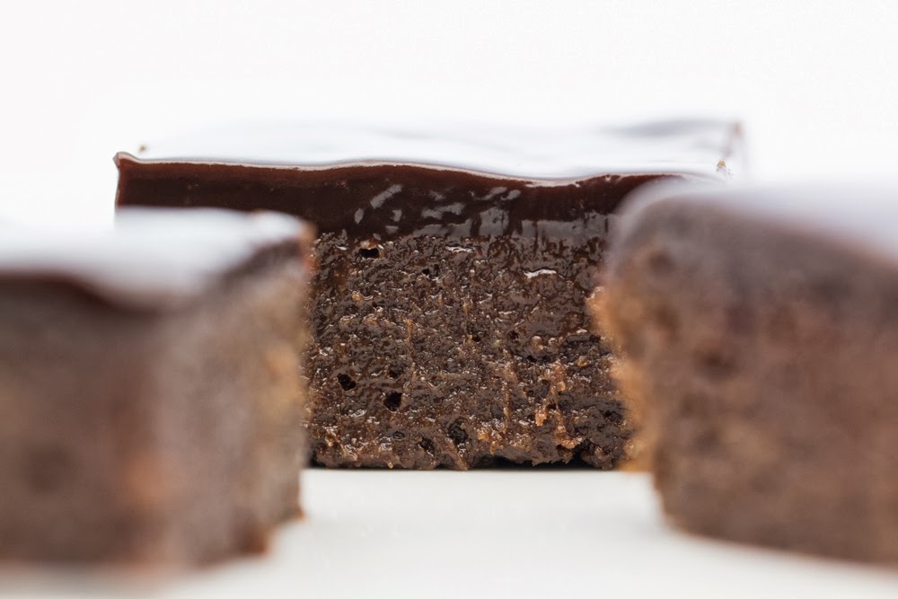 Licorice Brownies with Licorice Chocolate Fudge Frosting