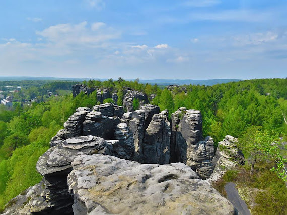 Widok na Malě stěny.