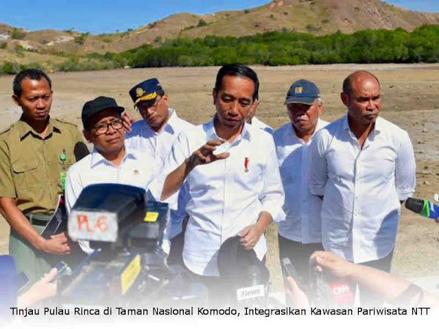 Tinjau Pulau Rinca di Taman Nasional Komodo, Integrasikan Kawasan Pariwisata NTT Tinjau Pulau Rinca di Taman Nasional Komodo, Integrasikan Kawasan Pariwisata NTT