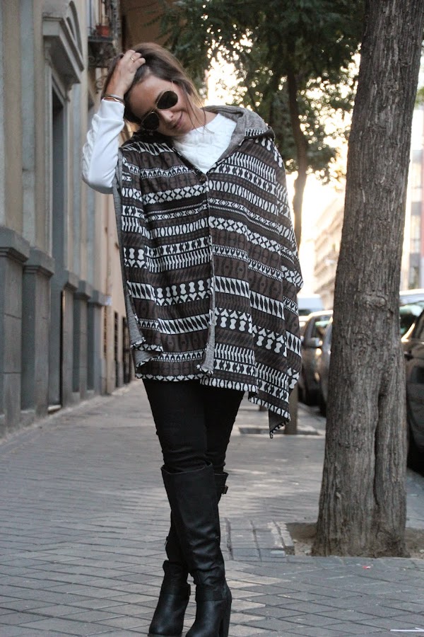 DIY Cómo hacer poncho muy fácil blog diy y blog de costura.