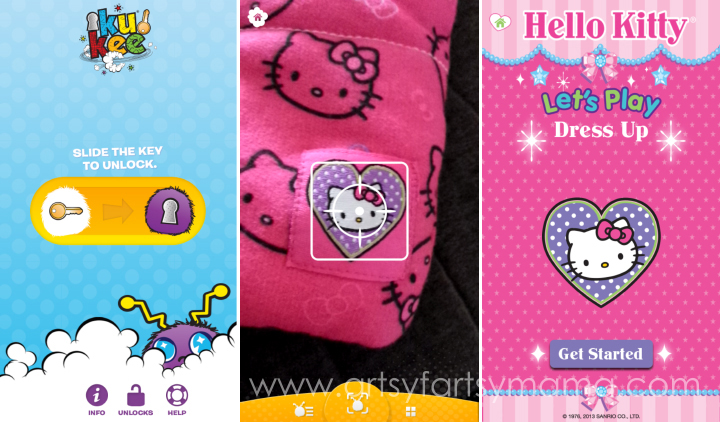 KuKee App Hello Kitty Let's Play at artsyfartsymama.com #pmedia #helllokittyletsplay #kukeeapp
