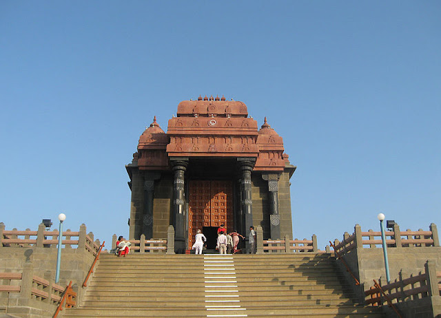 Vivekananda, rock, temple