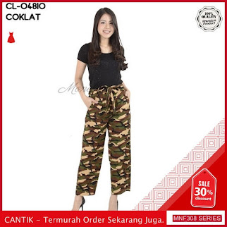 MNF308C91 Celana Cl Wanita 04810 Army Loreng Kulot 2019 BMGShop