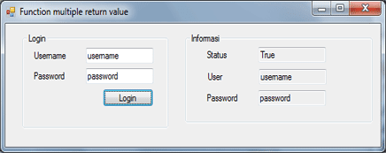 function multiple return value in C# (C Sharp)