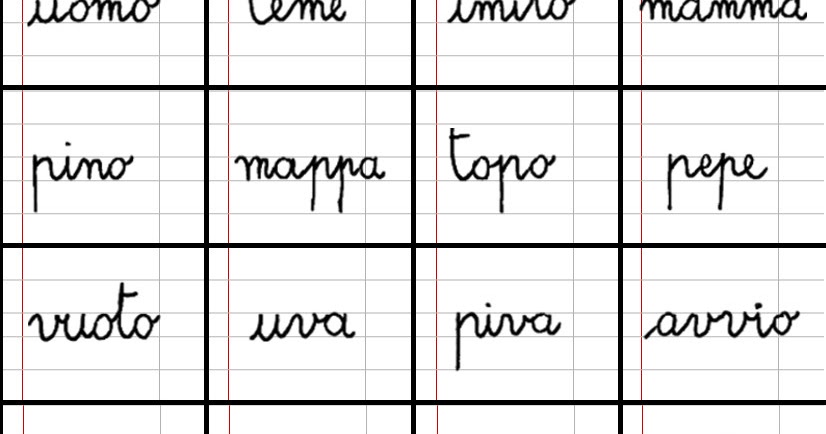 Voglio Una Mela Blu 56 Flashcards Gratis Per Ripassare Il Corsivo Italiano Free Pdf Download