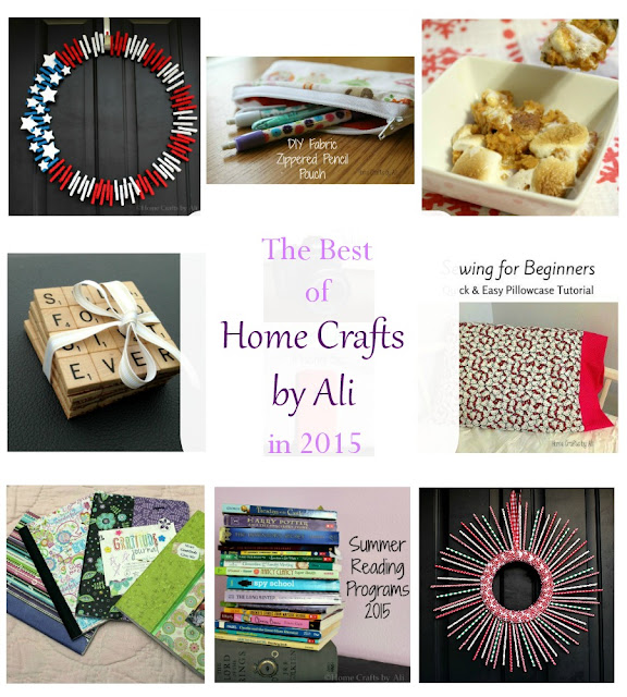 Home Crafts by Ali 2015 wreath sewing recipe craft DIY