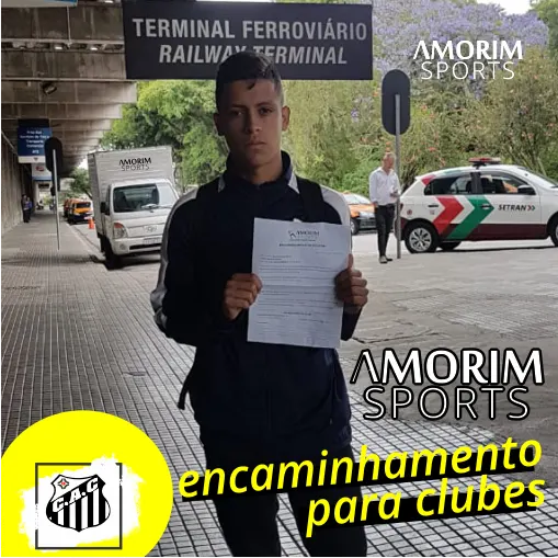 Rian encaminhado para avaliação no Cambé encaminhamento de atleta