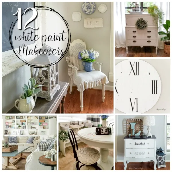 dramatic white paint makeover ideas