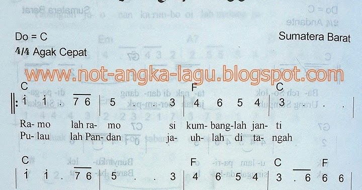 Kumpulan Lagu Anak Dan Not Angka My Quotes A