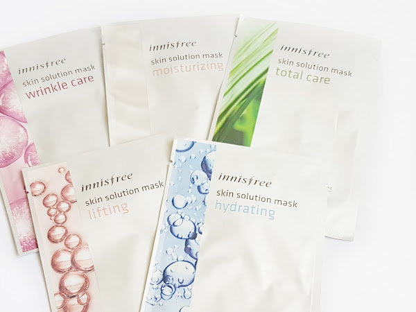 [Review] Innisfree Skin Solution Mask: Wrinkle Care, Moisturizing, Total Care, Hydrating, Lifting