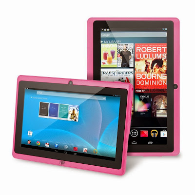 Chromo Inc 7" Tablet Google Android 4.4 with Touchscreen, Camera, 1024x600 Resolution, Netflix, Skype, 3D Game Supported - Pink
