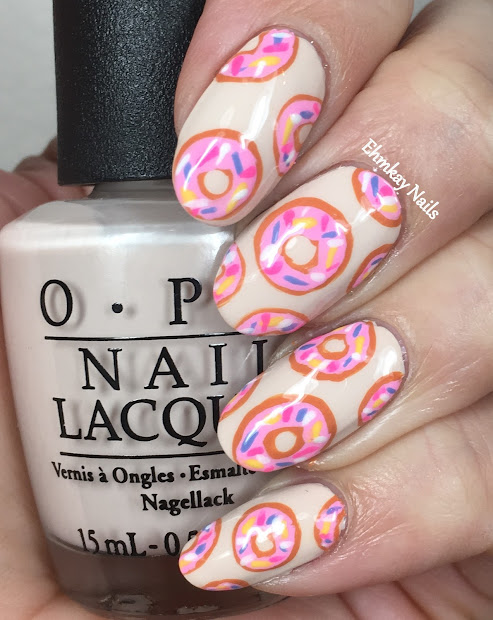 ehmkay nails homer simpson donut