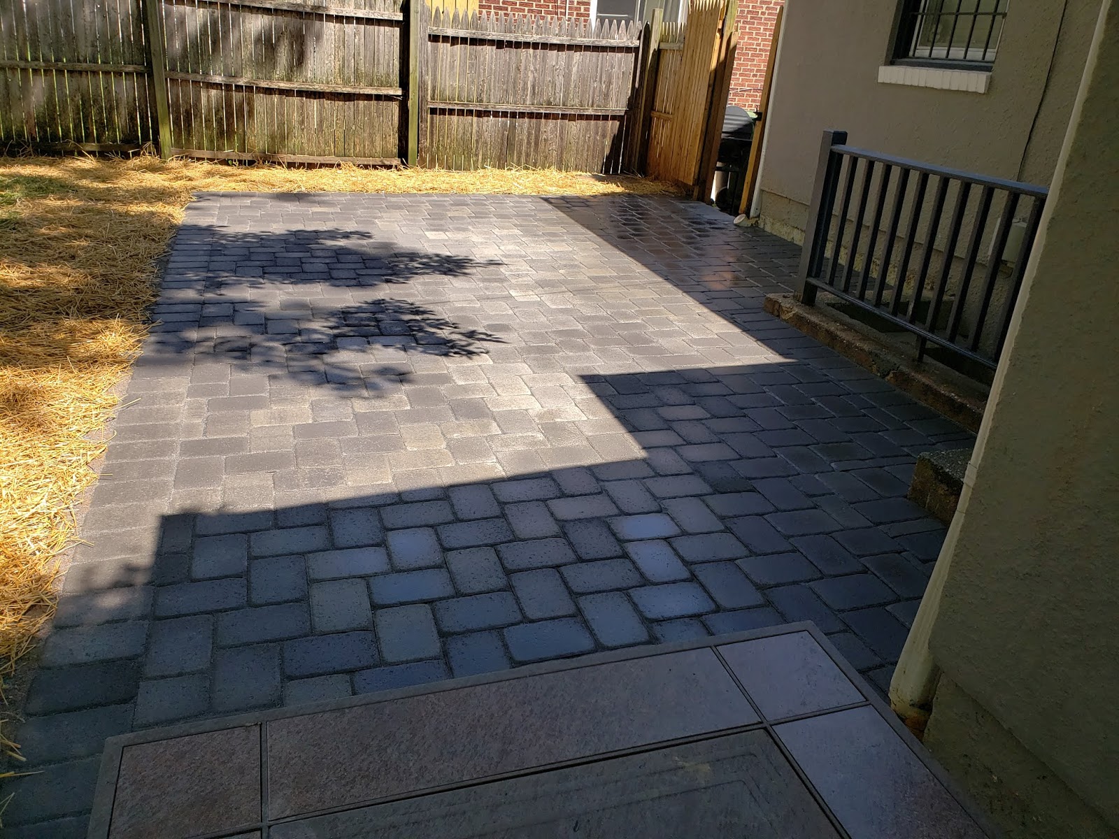 Custom Stoneworks & Design Inc. Paver Patio in Hamilton neighborhood