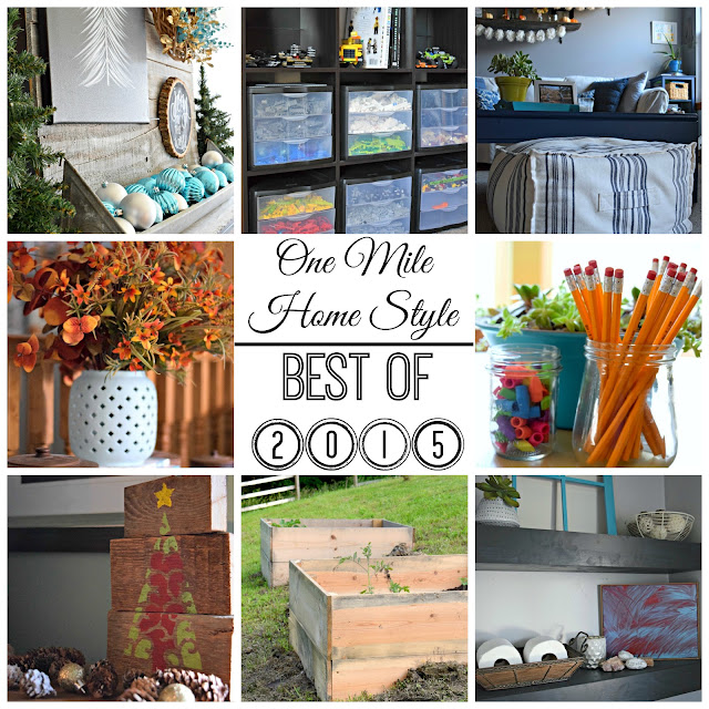 One Mile Home Style Best of 2015 - A round-up of the top posts of the year