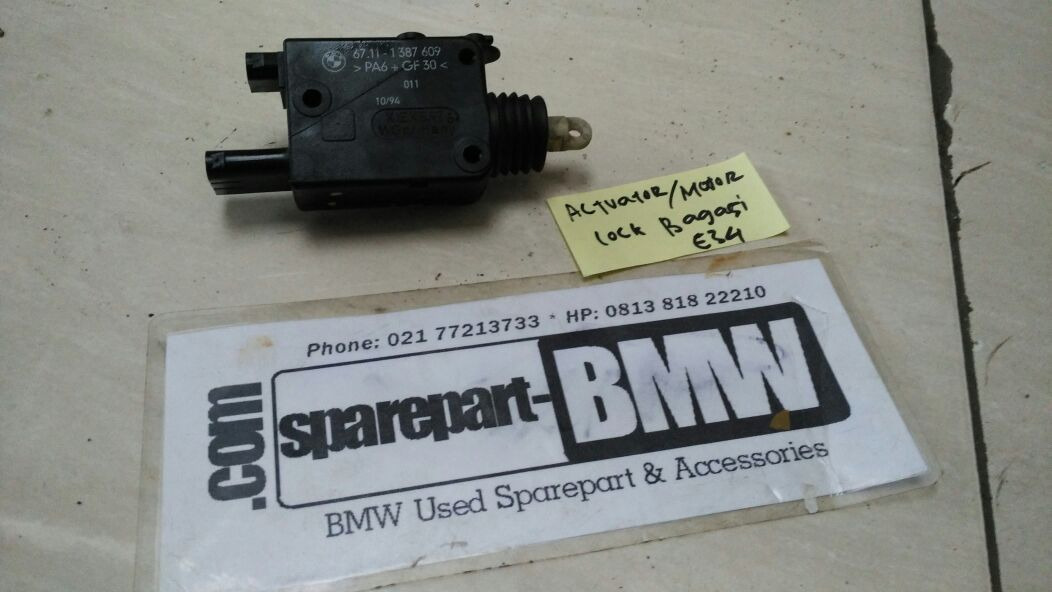 sparepart bmw second motor central lock bagasi bmw e34 thn 94 97 sparepart bmw second motor central lock bagasi bmw e34 thn 94 97
