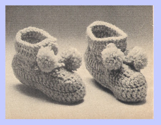 Free Crocheted Baby Booties Pattern