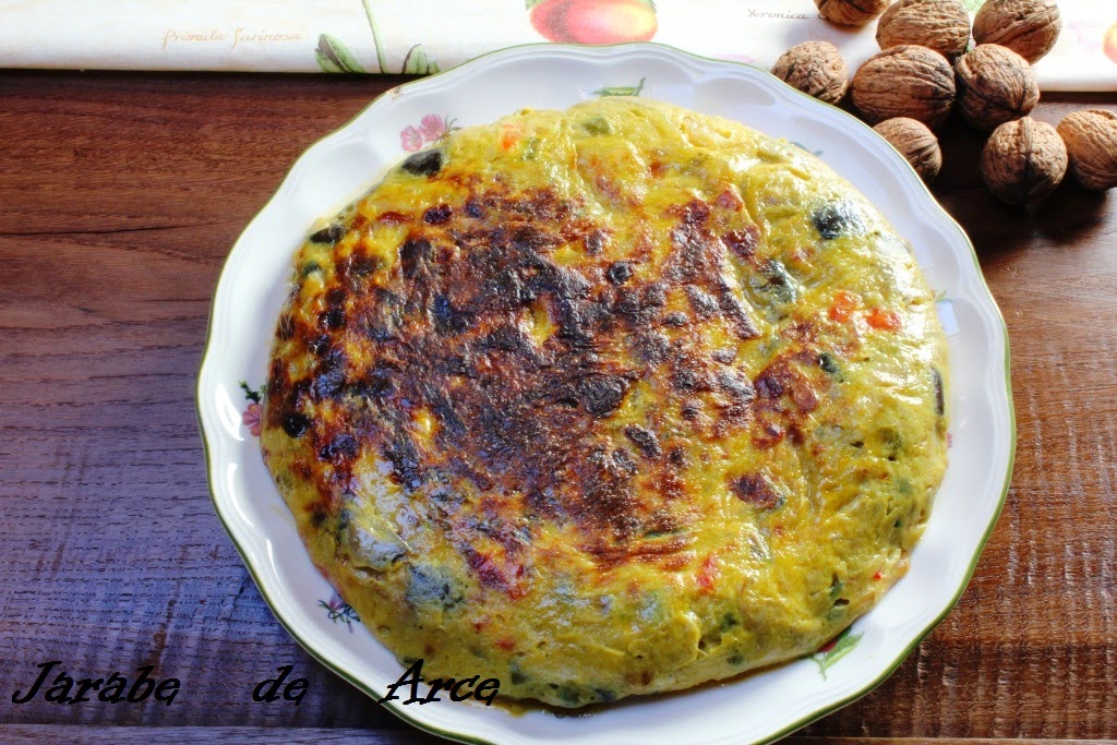 ¿Cocinamos o qué? Tortilla Serrana de berenjena y patatas.