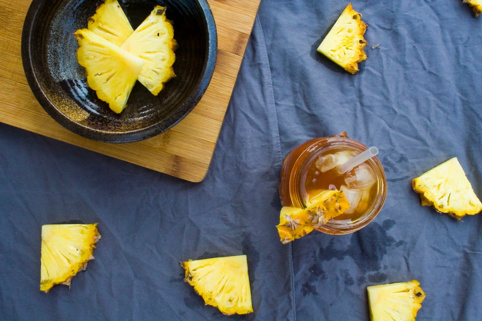 Pineapple Iced Tea With Pearls A Tall Order