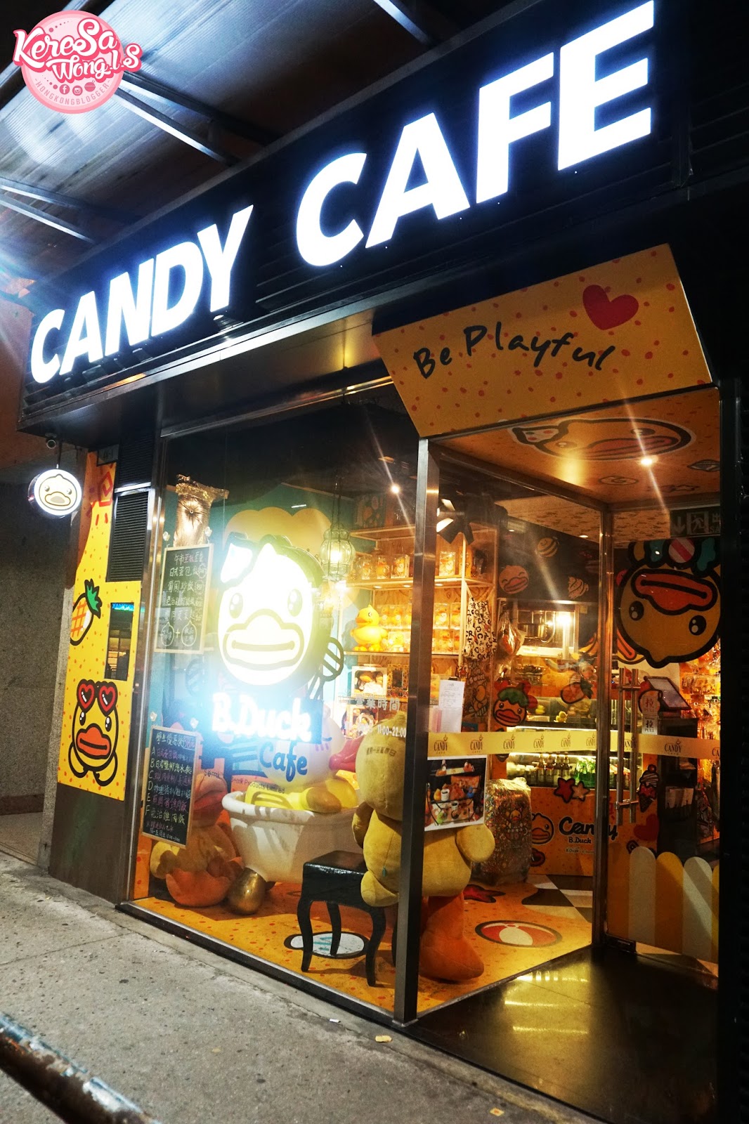 Keresa Wong.L.S 澳門【Candy Cafe】充滿童真的B.duck Cafe