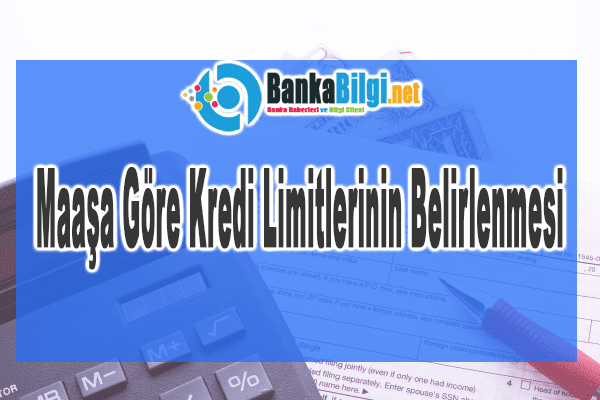 Ne kadar yüksek kredi alabilirim Maaşa Göre Verilecek Kredi Limitlerinin Belirlenmesi