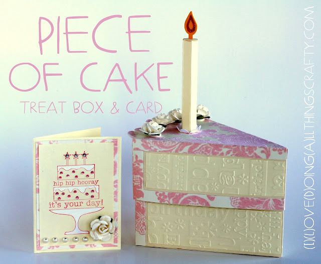 Piece of Cake Treat Box and Card | SVG Cuts