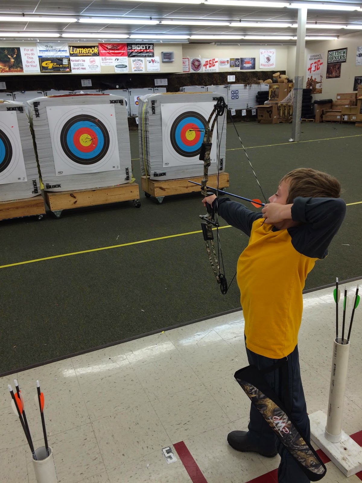 Archery Intro to Archery Classes at Presleys Outdoors.