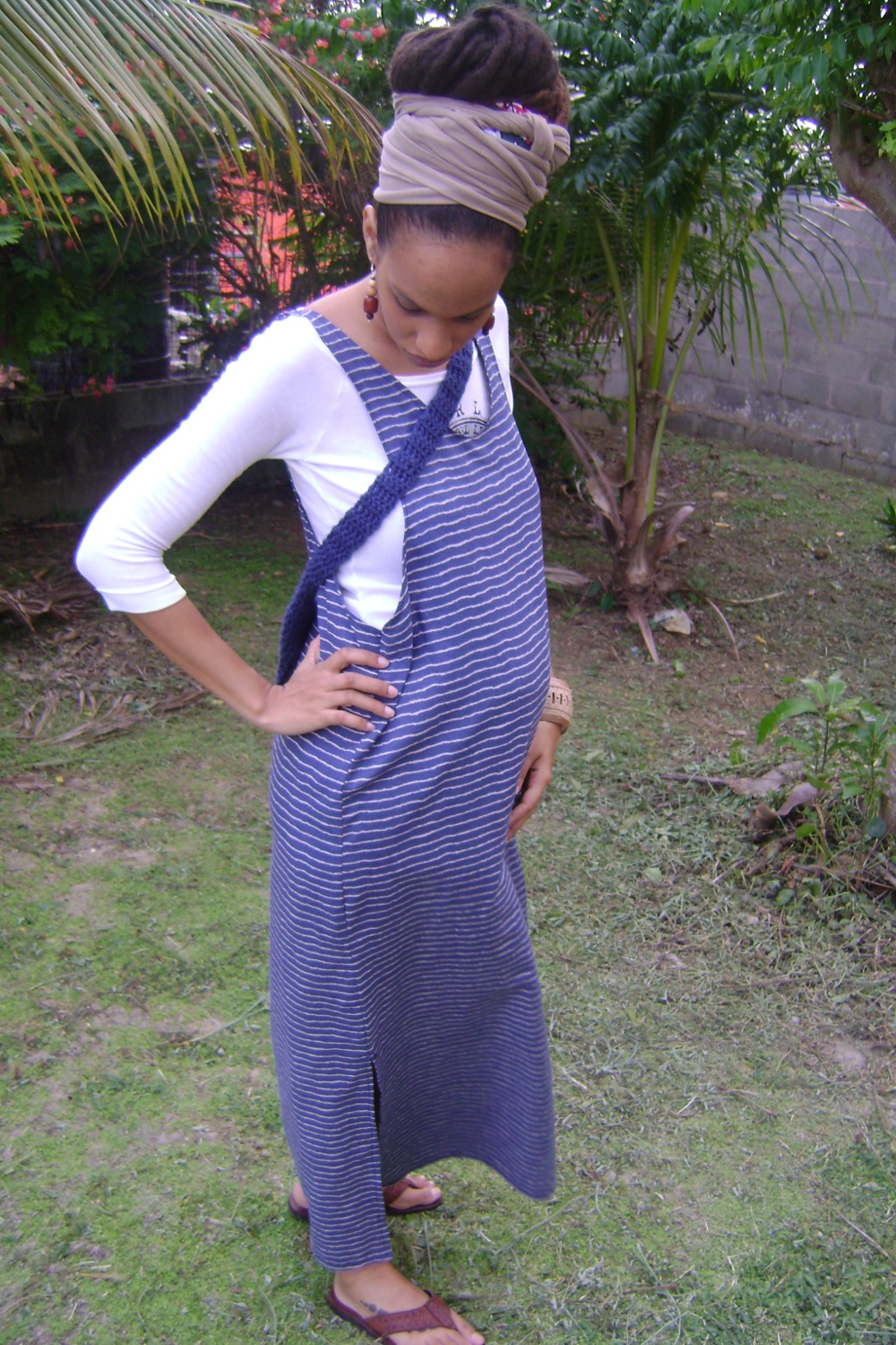 Rasta Wife Line How to Sew an Overalls Dress