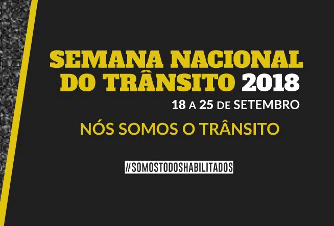 Semana Nacional de Trânsito começa hoje em todo País, com tema 'Nós somos o trânsito'