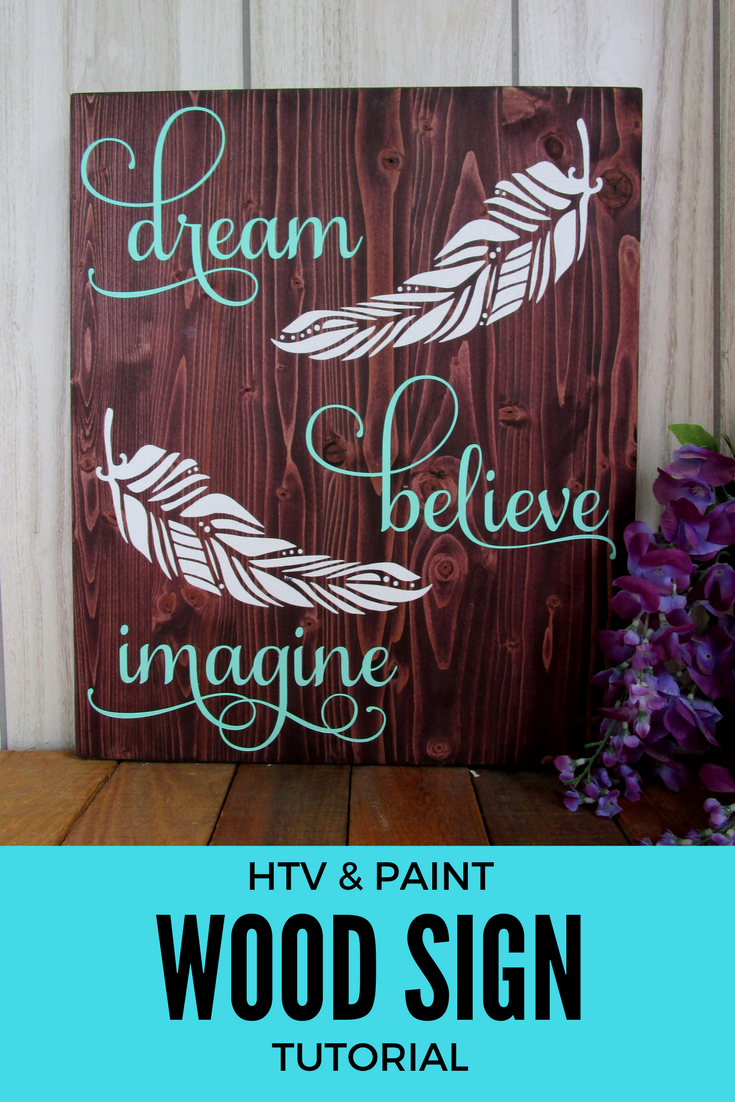 Northwoods Attic How to Create a Painted Wood Sign with Glitter Heat