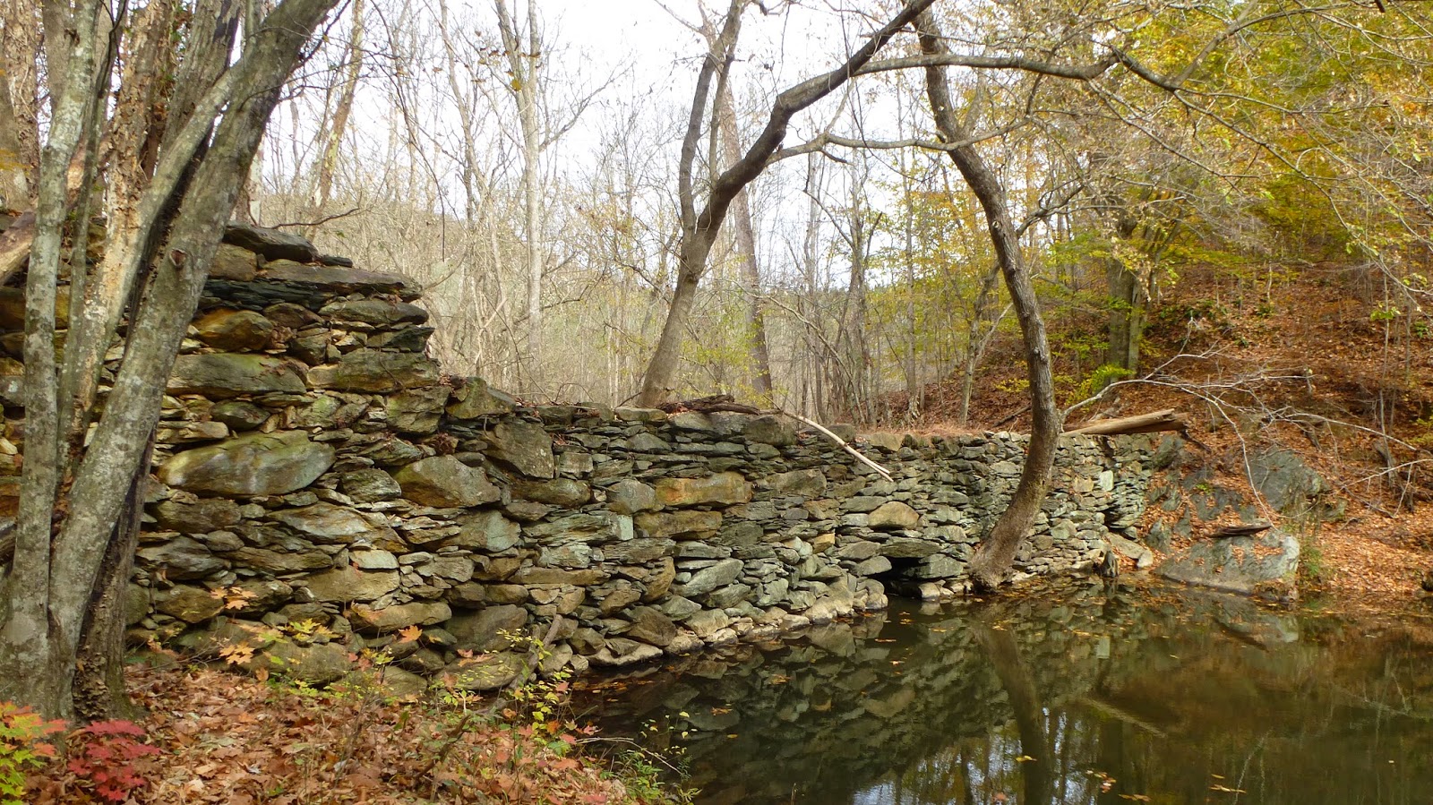 greenmon's folly Nov 9 Rock Dam on Little Caraway