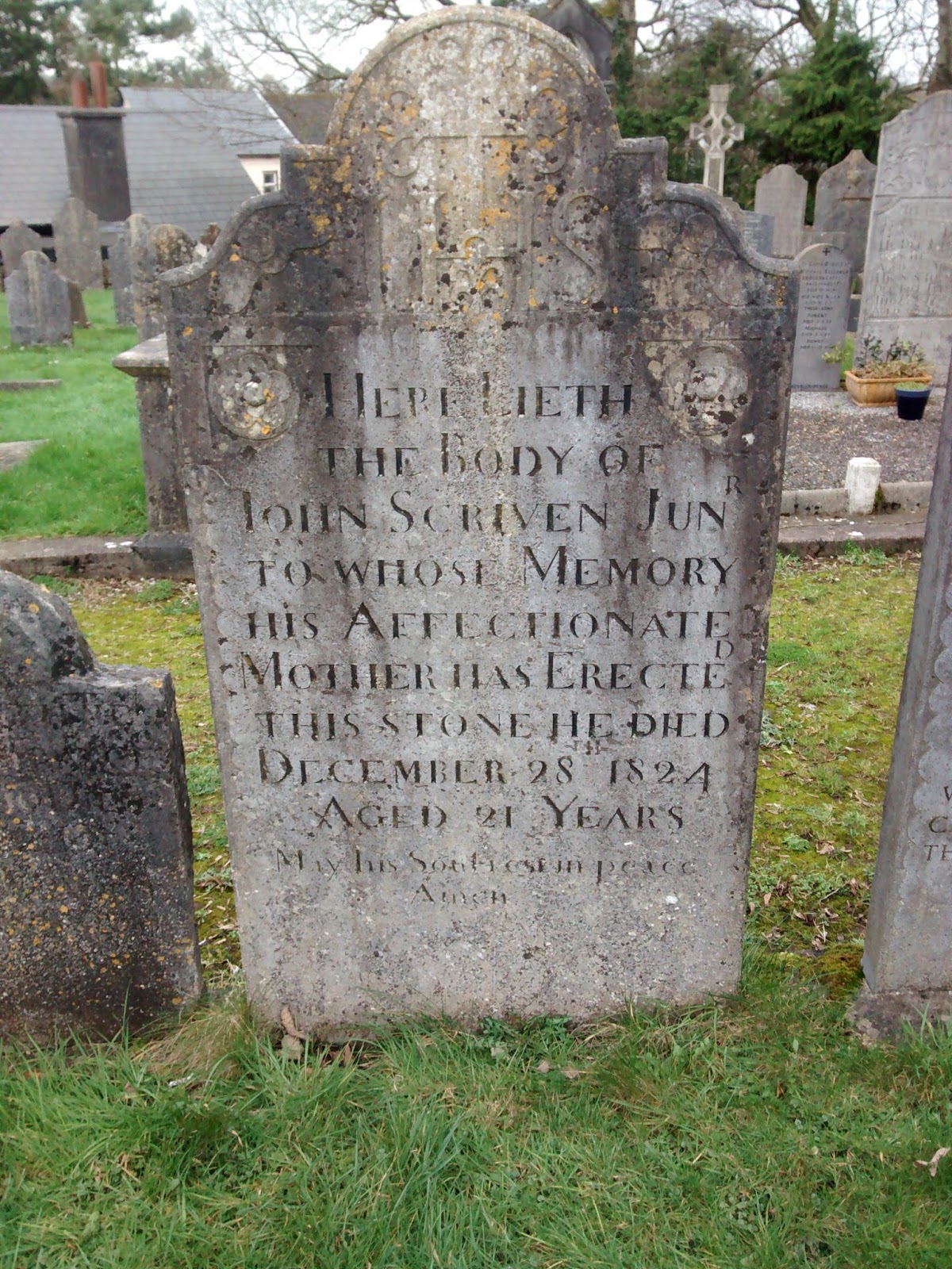 Irish Genealogy Scriven Family of Macroom Co Cork Ireland