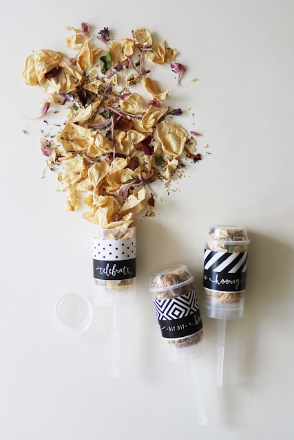 DIY confetti poppers | Lorrie Everitt Studio