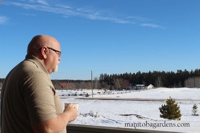Beautiful February morning in Manitoba
