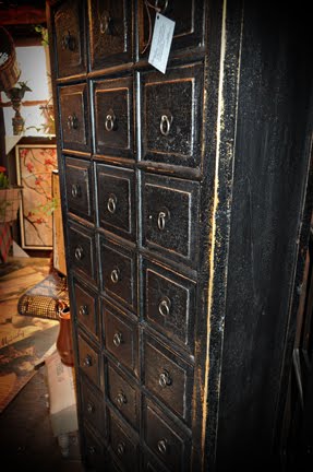 Welcome To Bonnes Amies Black Antique Chinese Apothecary Cabinet