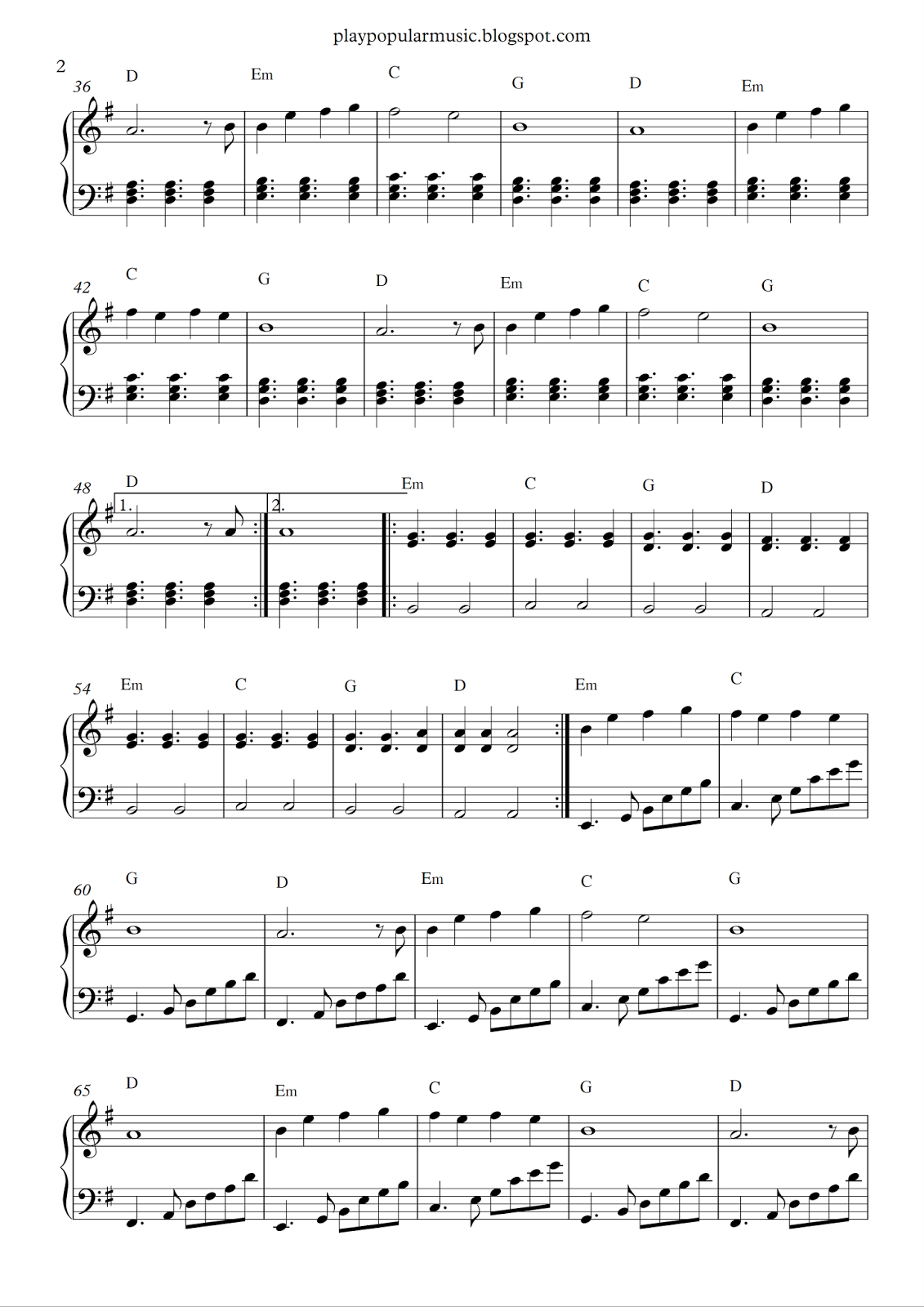 cheep sheet music